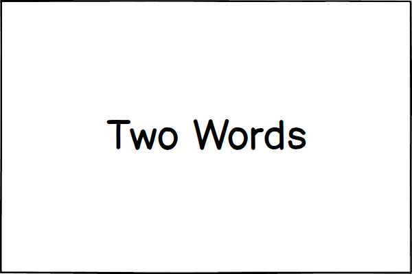 two words